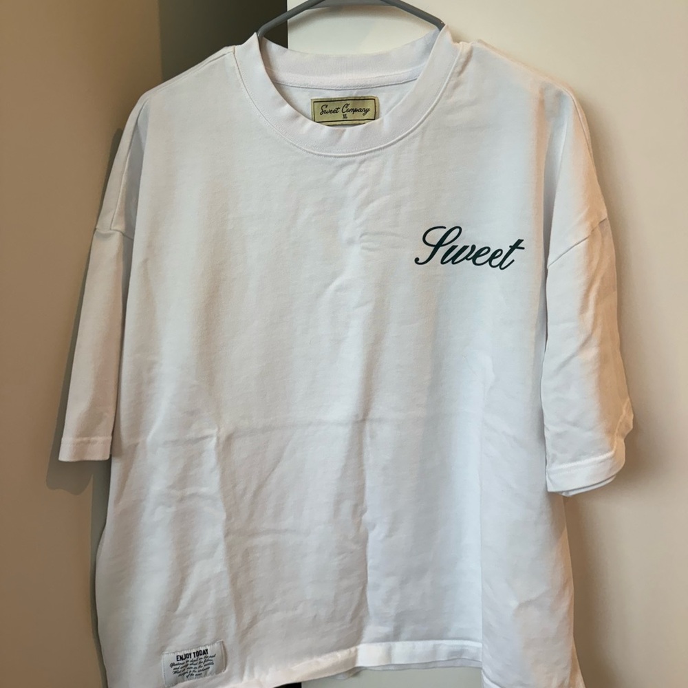 Sweet Company Men’s White Short Sleeve Tee